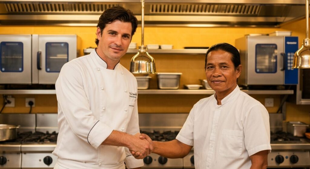 Bali Fleur de Sel chef partnership collaboration