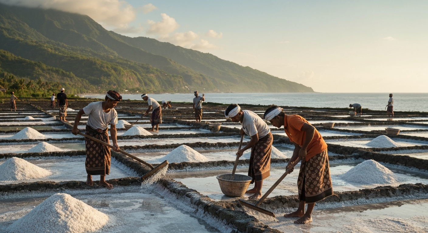 The salt-making community behind Bali Fleur de Sel